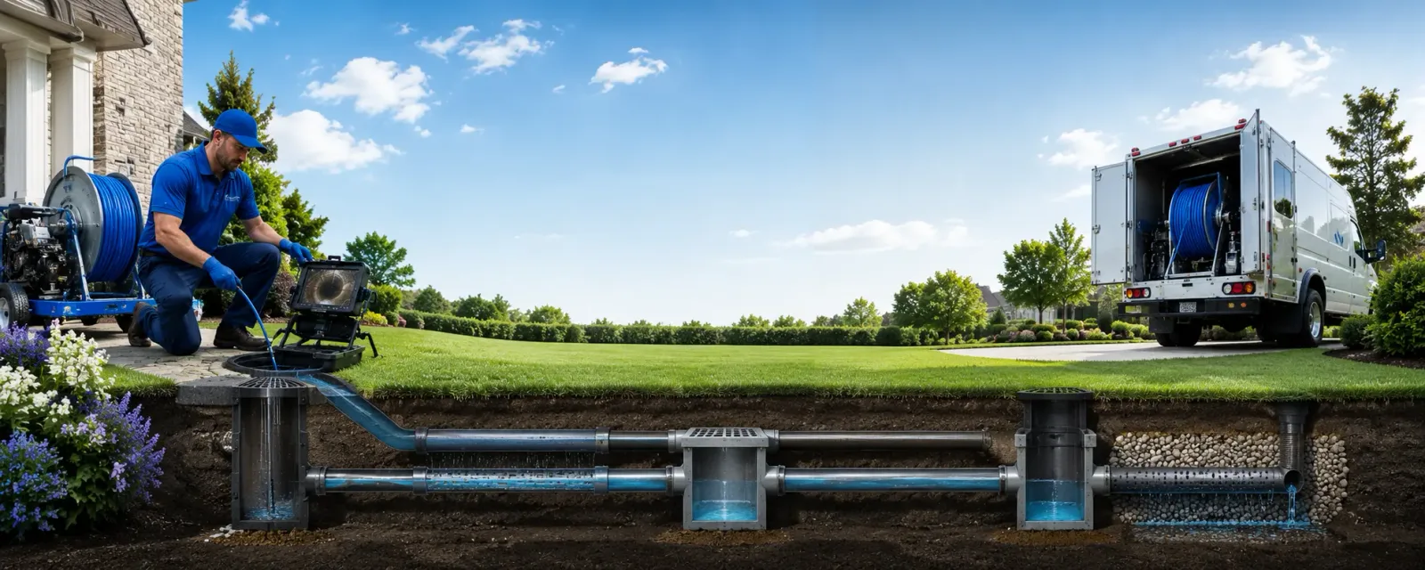 Outdoor drain cleaning information for South Rockwood, MI